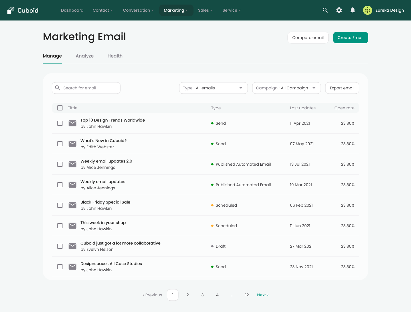 Email Manage